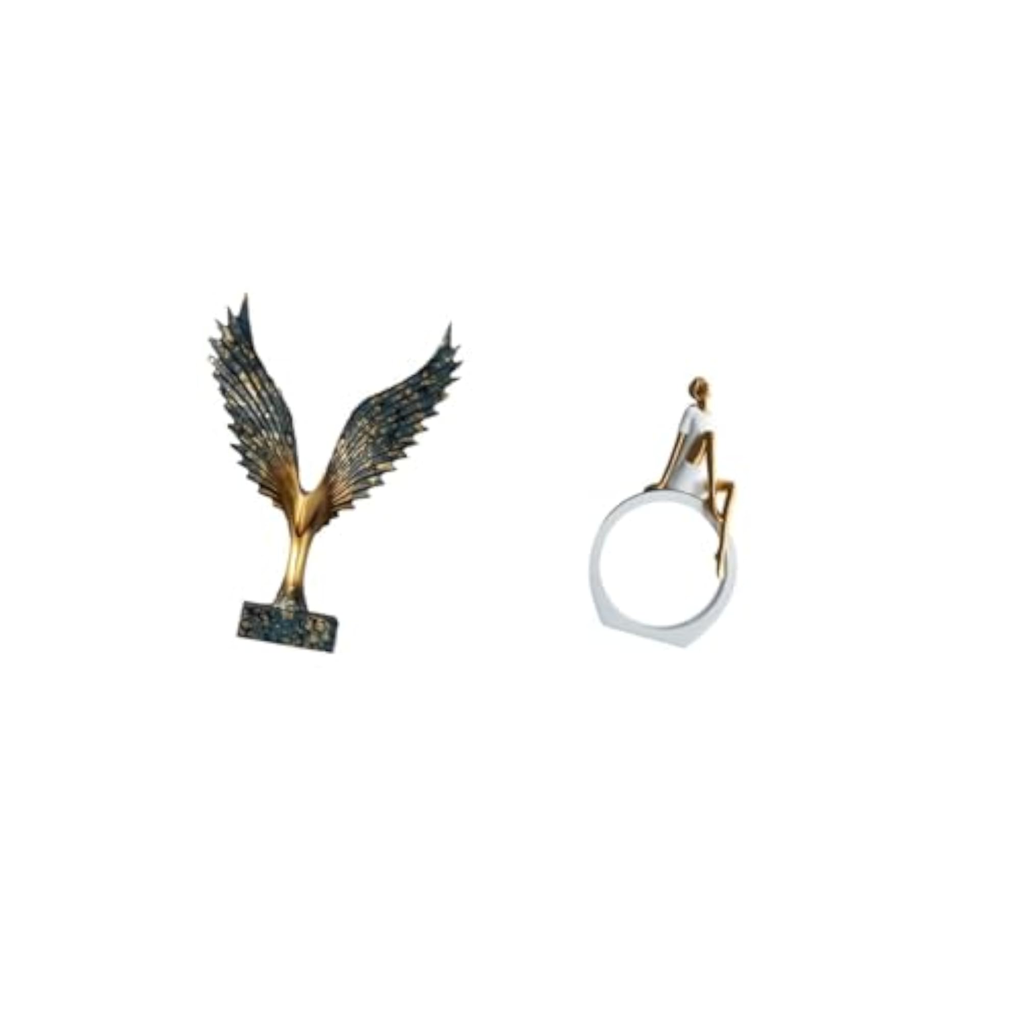 Resin Spreading Wing Girl Figurine
